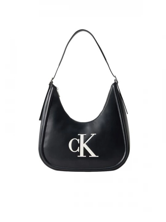 Foto van product Calvin Klein Schoudertas 'Contrast Monogram Hobo' zwart / wit