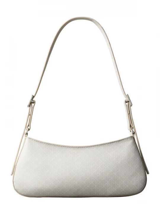 Foto van product Calvin Klein Schoudertas 'Emblem Print Shoulder' wit / wolwit