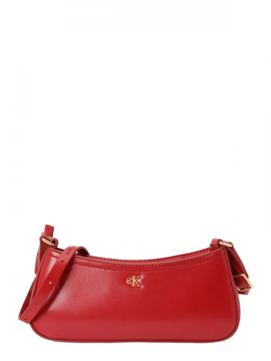 Foto van product Calvin Klein Schoudertas 'Monogram Logo Plaque Shoulder' rood
