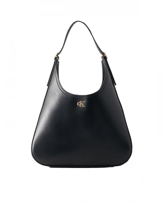 Foto van product Calvin Klein Schoudertas 'Monogram Plaque Shoulder' zwart