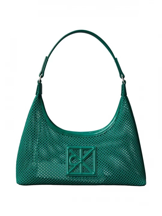 Foto van product Calvin Klein Schoudertas petrol / wit