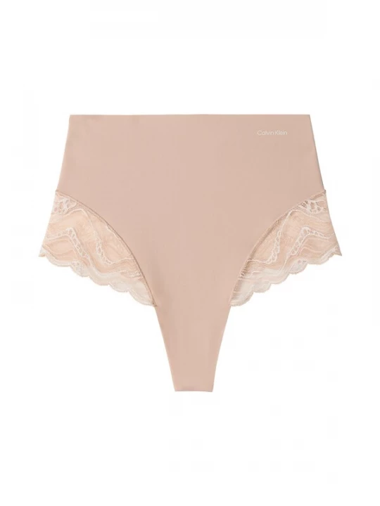 Foto van product Calvin Klein Shapingslip 'Sensual Stretch Lace' cappuccino