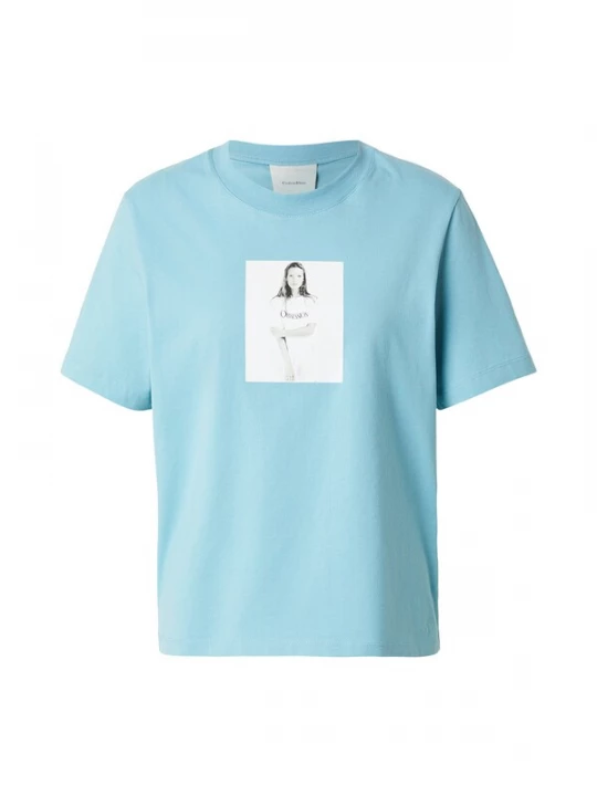 Foto van product Calvin Klein Shirt 'OBSESSION' lichtblauw / grijs / wit