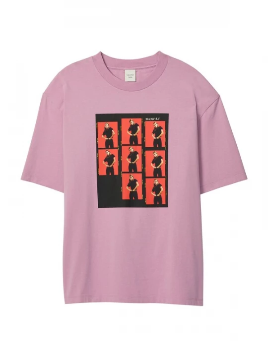 Foto van product Calvin Klein Shirt 'OUTTAKES' lichtroze / rood / zwart