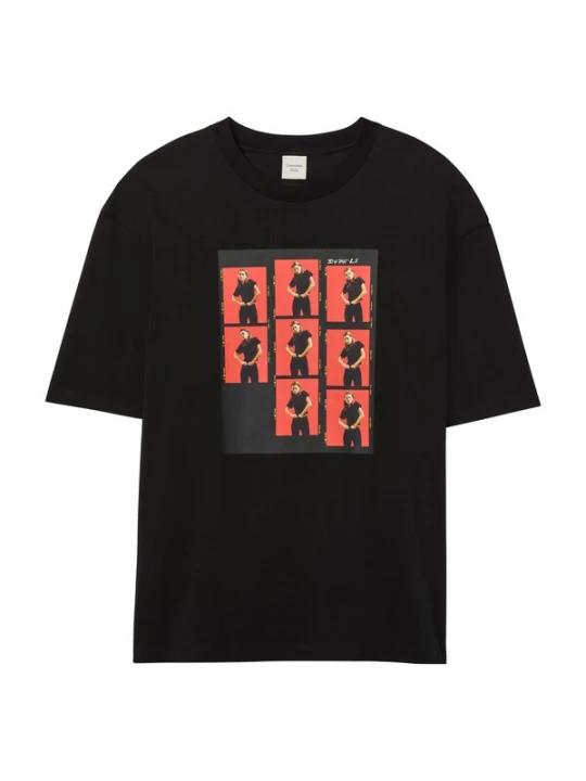 Foto van product Calvin Klein Shirt 'Outtakes' nude / rood / zwart / wit