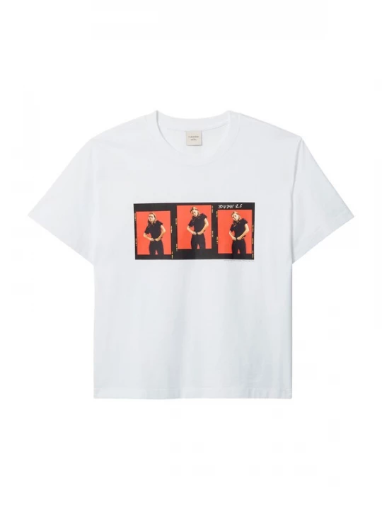 Foto van product Calvin Klein Shirt 'OUTTAKES' rood / zwart / wit