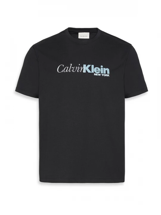 Foto van product Calvin Klein Shirt pastelgroen / zwart / wit