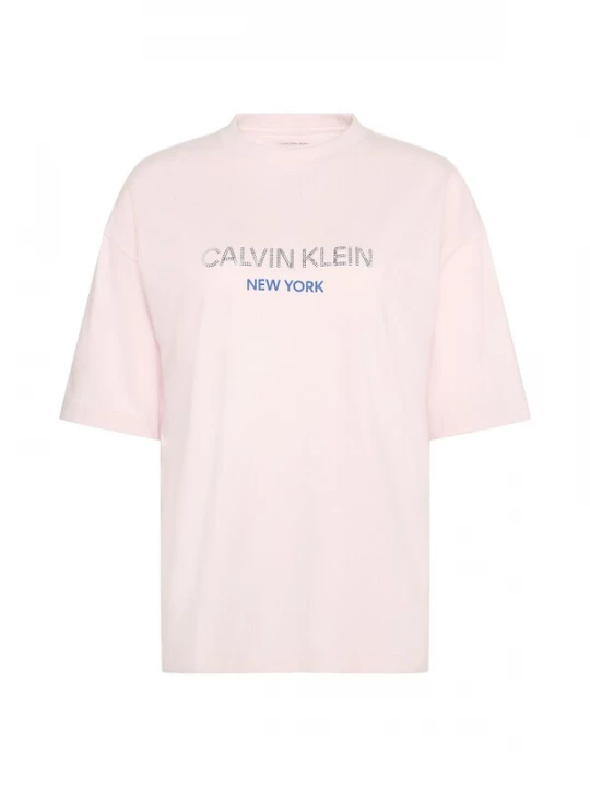 Foto van product Calvin Klein Shirt royal blue / koningsblauw / oudroze