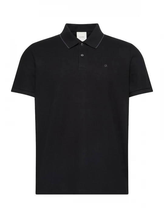 Foto van product Calvin Klein Shirt 'Tipped Collar' grijs / zwart