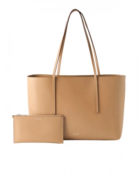 Foto van product Calvin Klein Shopper 'Foil Logo Tote With' lichtbruin
