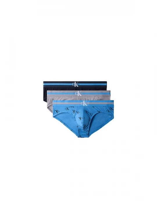 Foto van product Calvin Klein Slip azuur / lichtgrijs / zwart