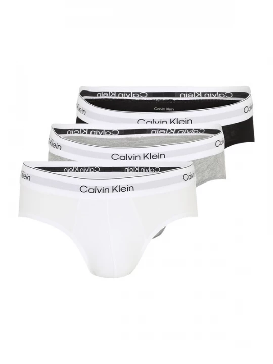 Foto van product Calvin Klein Slip grijs gemêleerd / zwart / offwhite