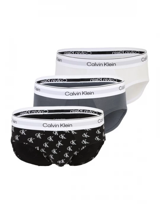 Foto van product Calvin Klein Slip grijs / zwart / wit