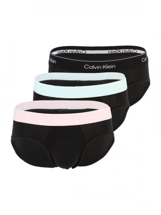 Foto van product Calvin Klein Slip lichtblauw / rosa / zwart / wit