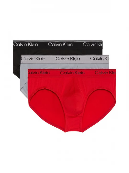 Foto van product Calvin Klein Slip lichtgrijs / rood / zwart