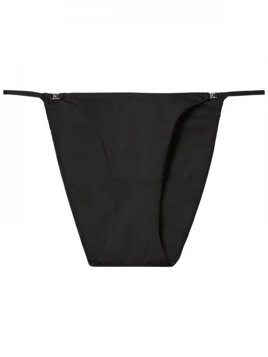 Foto van product Calvin Klein Slip 'Signature Satin' zwart