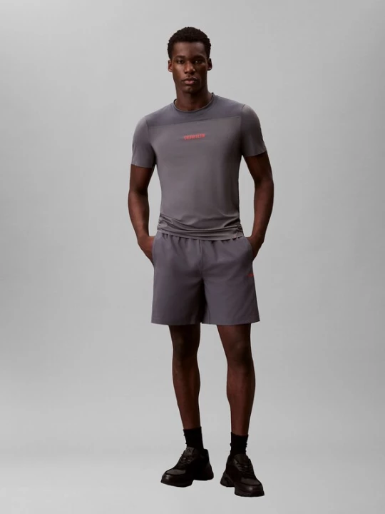 Foto van product Calvin Klein Sport Broek grijs / neonrood