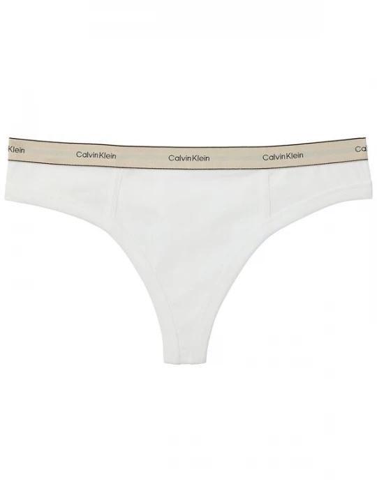 Foto van product Calvin Klein String beige / zwart / wit