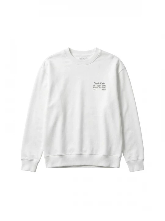 Foto van product Calvin Klein Sweatshirt 'CALVIN KLEIN FELPA FELPA' wit