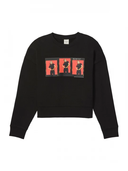Foto van product Calvin Klein Sweatshirt 'OUTTAKES' cappuccino / knalrood / zwart / wit