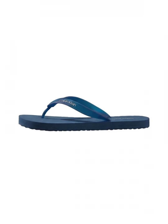 Foto van product Calvin Klein Teenslippers blauw / wit