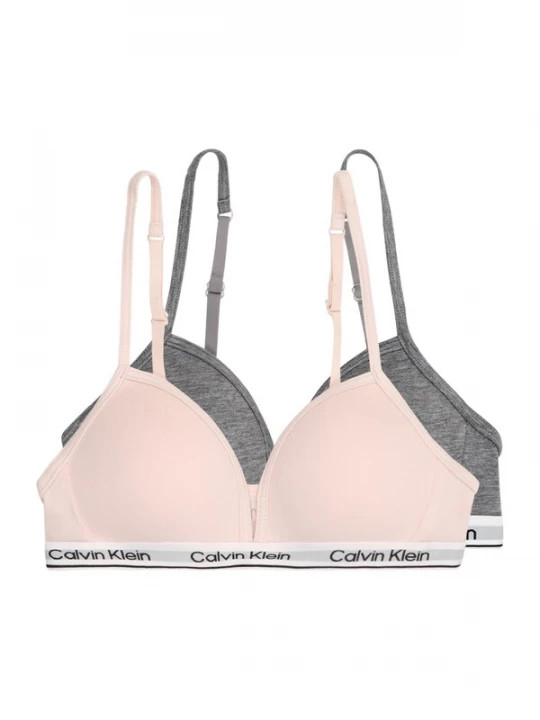 Foto van product Calvin Klein Underwear BH lichtgrijs / donkergrijs / rosa / wit