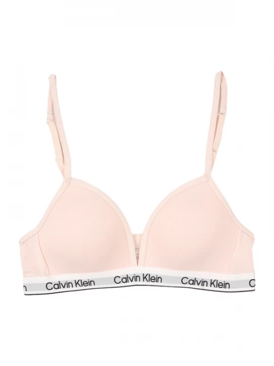 Foto van product Calvin Klein Underwear BH 'Repeat Logo Triangle Bralette' grijs / rosé / zwart / wit