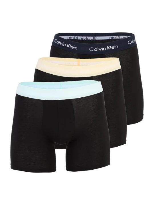Foto van product Calvin Klein Underwear Boxershorts hemelsblauw / donkerblauw / pasteelgeel / zwart
