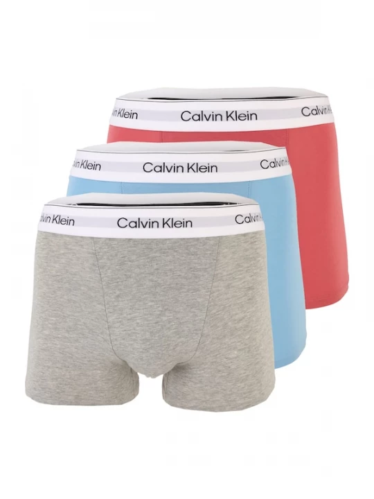 Foto van product Calvin Klein Underwear Boxershorts hemelsblauw / lichtblauw / koraal / wit