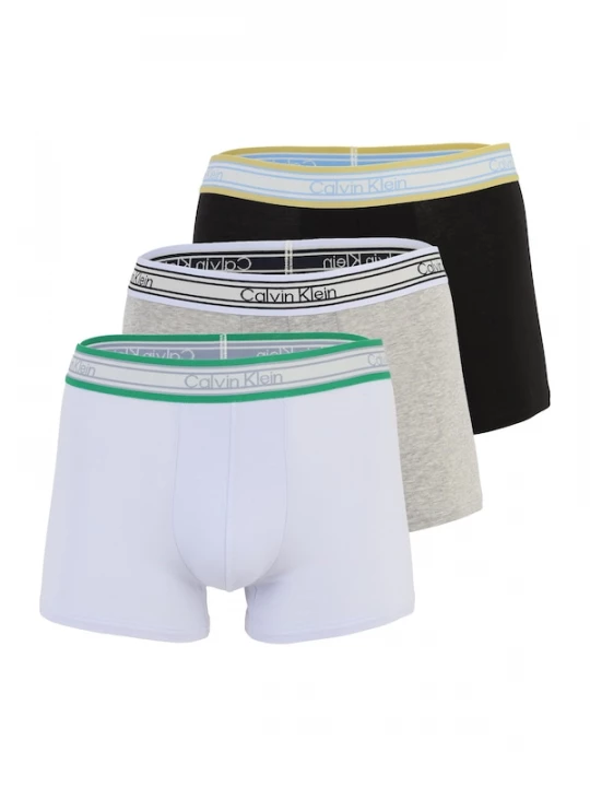 Foto van product Calvin Klein Underwear Boxershorts lichtgrijs / limoen / pastellila / zwart
