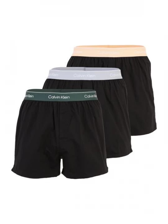 Foto van product Calvin Klein Underwear Boxershorts lichtgrijs / smaragd / abrikoos / zwart