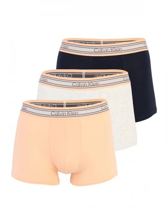 Foto van product Calvin Klein Underwear Boxershorts navy / lichtgrijs / abrikoos