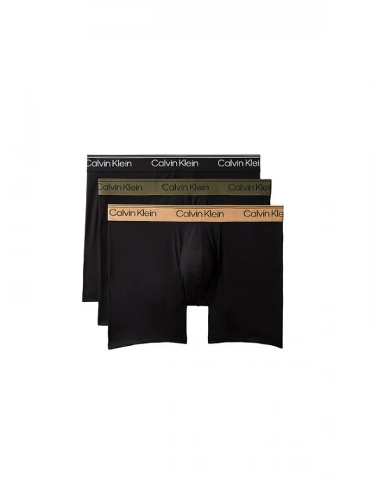 Foto van product Calvin Klein Underwear Boxershorts olijfgroen / lichtoranje / zwart / wit