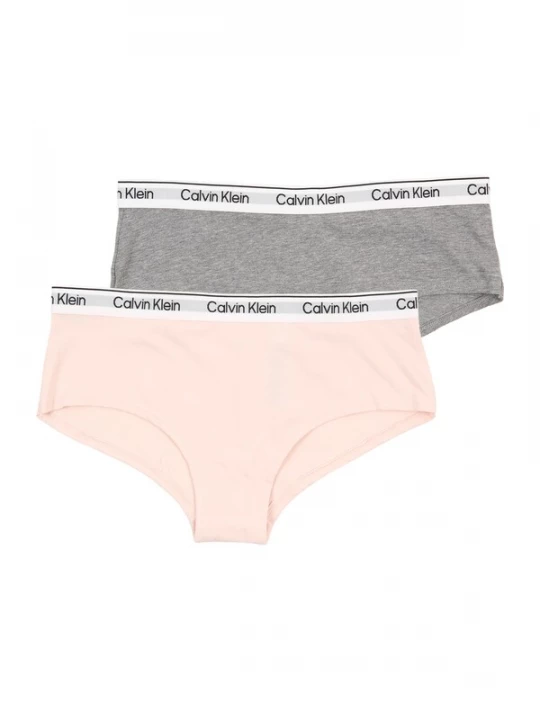 Foto van product Calvin Klein Underwear Onderbroek grijs gemêleerd / rosa / wit