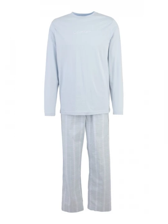 Foto van product Calvin Klein Underwear Pyjama lang opaal / pastelblauw