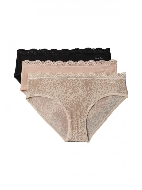 Foto van product Calvin Klein Underwear Slip beige / lichtbruin / pasteloranje / zwart
