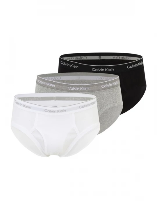 Foto van product Calvin Klein Underwear Slip grijs gemêleerd / zwart / wit