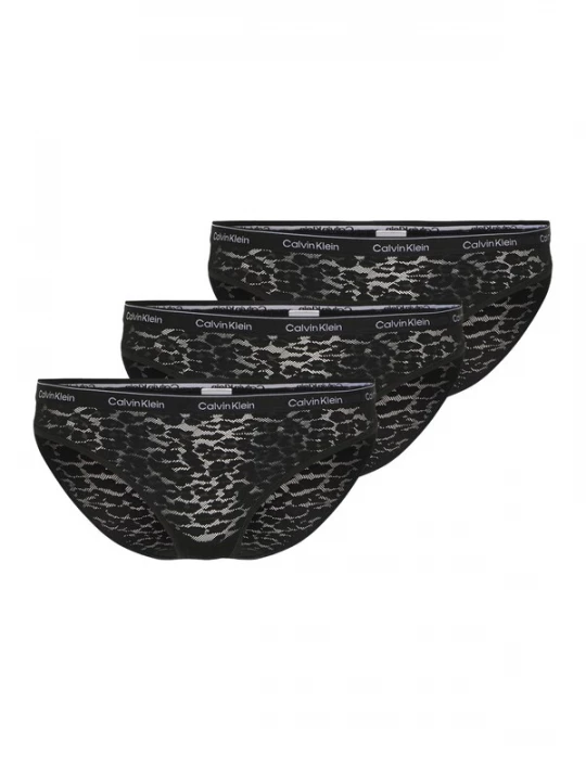 Foto van product Calvin Klein Underwear Slip 'Icon Lace' lichtgrijs / zwart