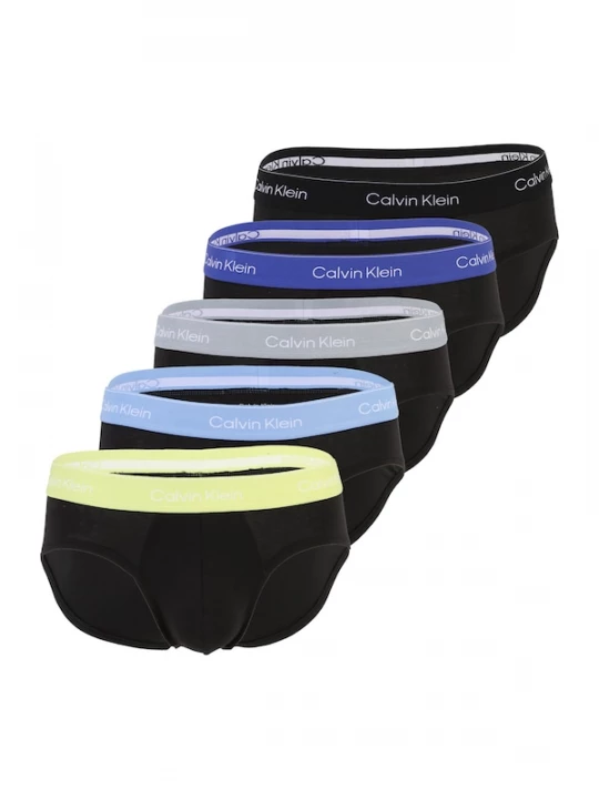 Foto van product Calvin Klein Underwear Slip lichtblauw / geel / zwart / wit