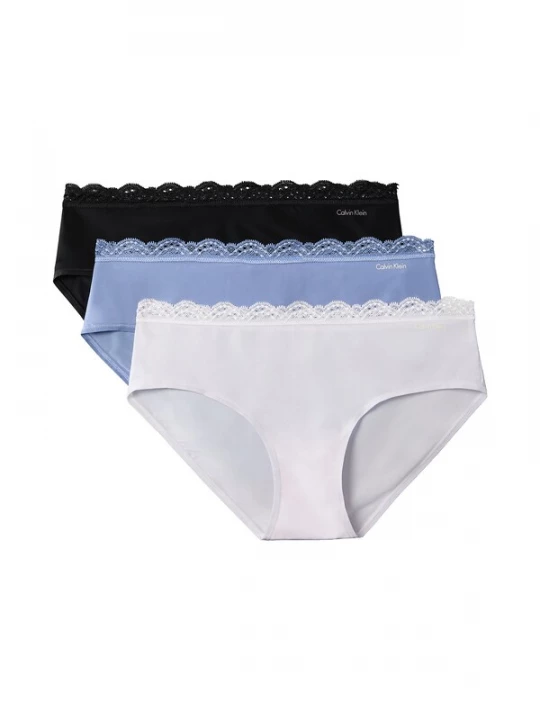 Foto van product Calvin Klein Underwear Slip lichtblauw / pastellila / zwart
