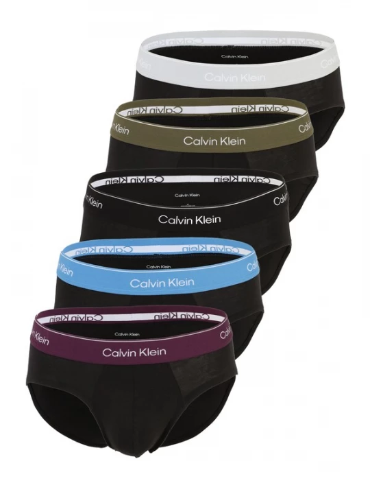 Foto van product Calvin Klein Underwear Slip lichtgrijs / olijfgroen / donkerlila / zwart