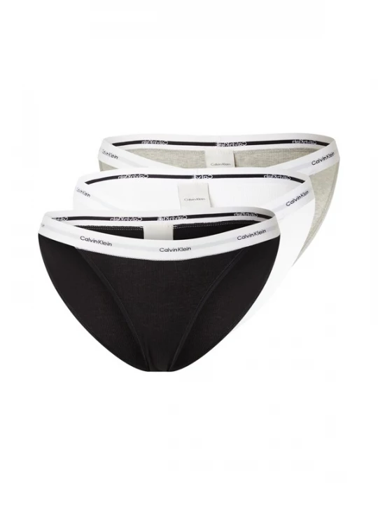 Foto van product Calvin Klein Underwear Slip lichtgrijs / zwart / wit