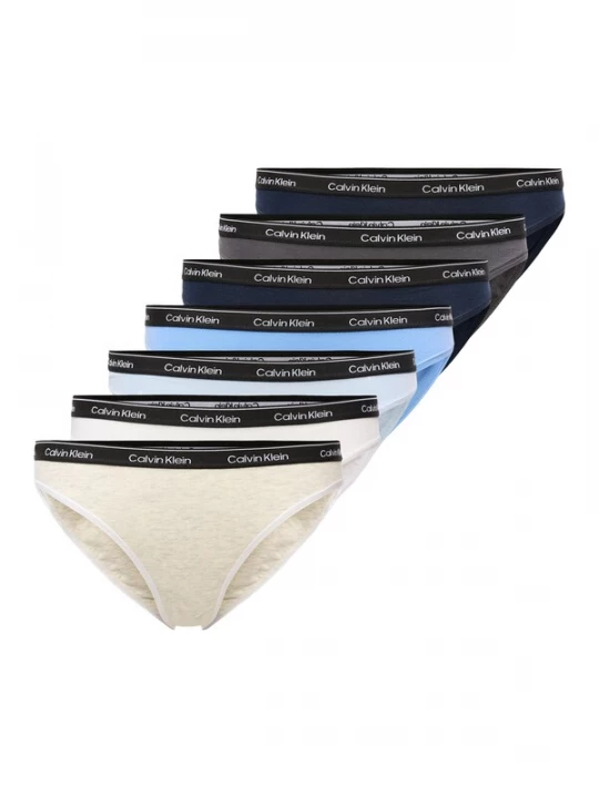 Foto van product Calvin Klein Underwear Slip navy / hemelsblauw / lichtblauw / donkergrijs / wolwit / wit gemêleerd