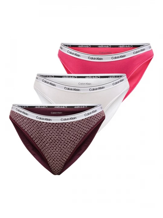 Foto van product Calvin Klein Underwear Slip pink / bordeaux / wit