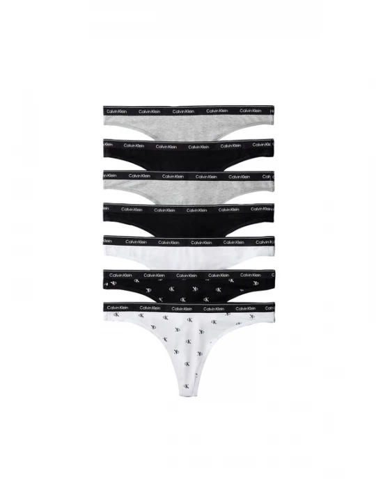 Foto van product Calvin Klein Underwear String grijs / zwart / wit