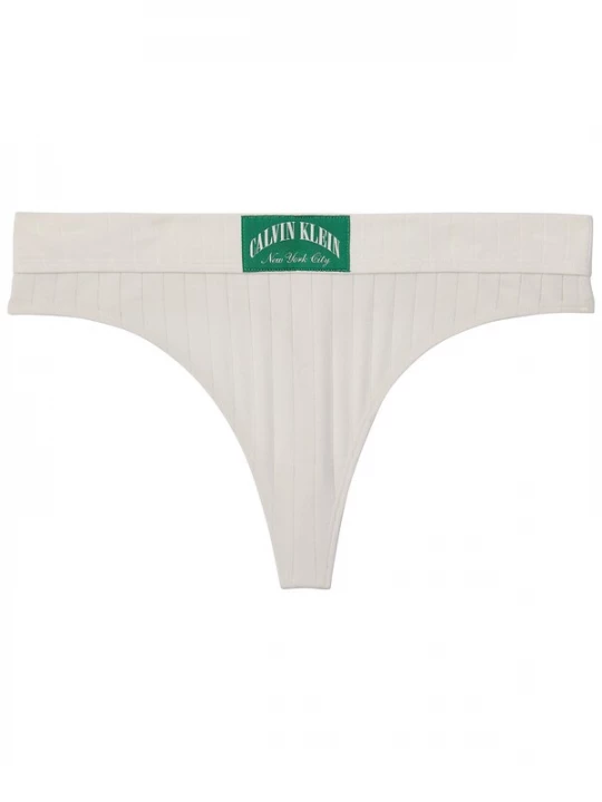 Foto van product Calvin Klein Underwear String 'Heritage Classic' groen / offwhite