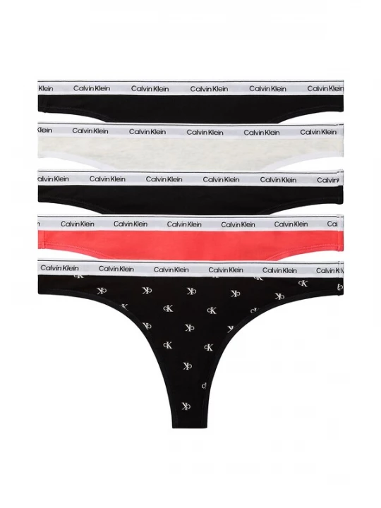 Foto van product Calvin Klein Underwear String knalrood / zwart / wit gemêleerd