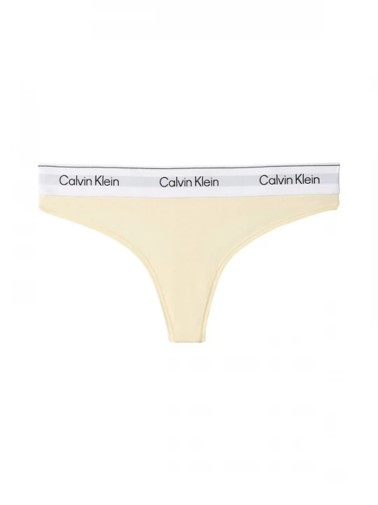 Foto van product Calvin Klein Underwear String lichtgeel / lichtgrijs / zwart / wit