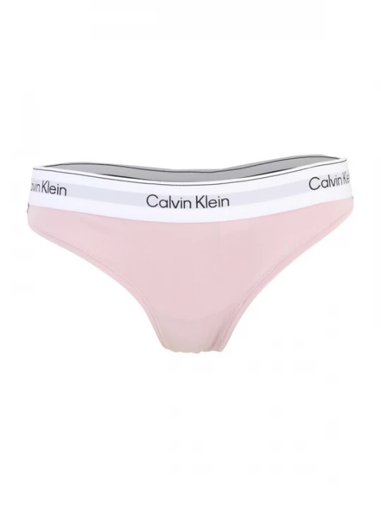 Foto van product Calvin Klein Underwear String lichtgrijs / rosé / zwart / wit