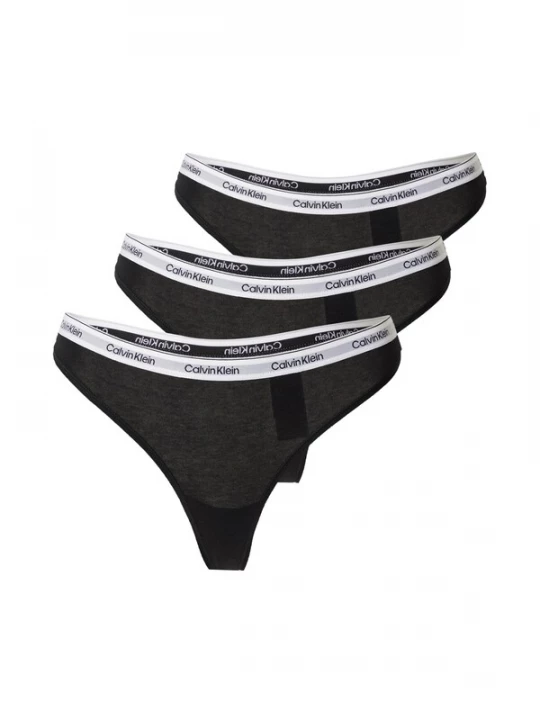 Foto van product Calvin Klein Underwear String zwart / wit